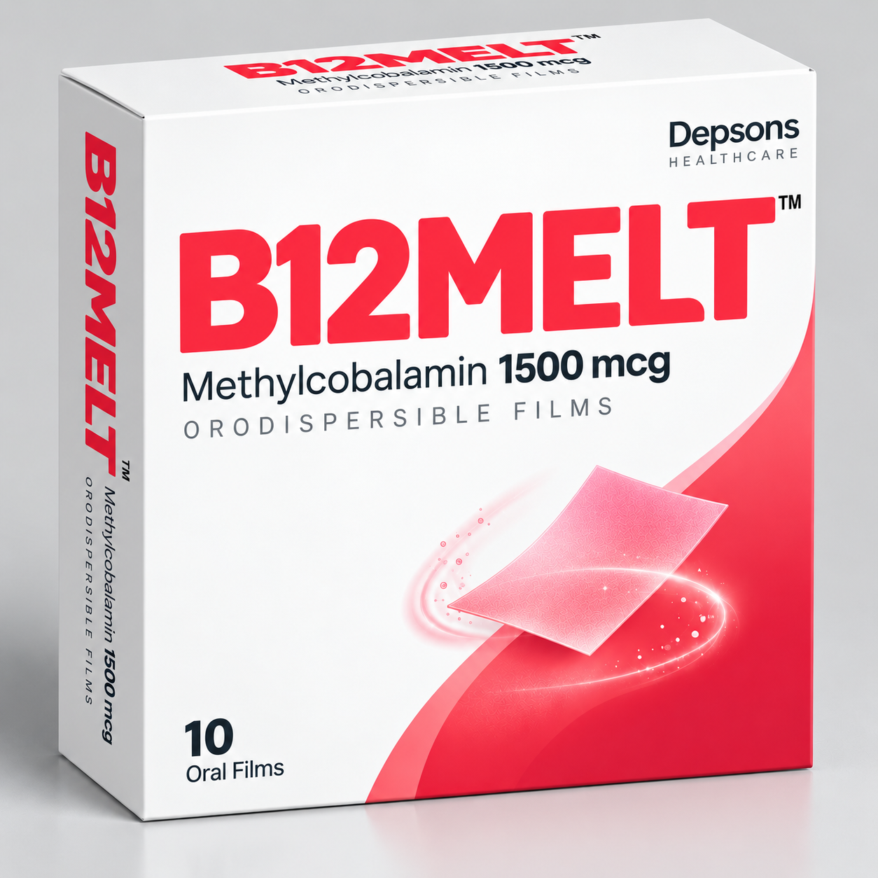 B12MELT Methylcobalamin 1500 mcg Orodispersible Films by Depsons Healthcare