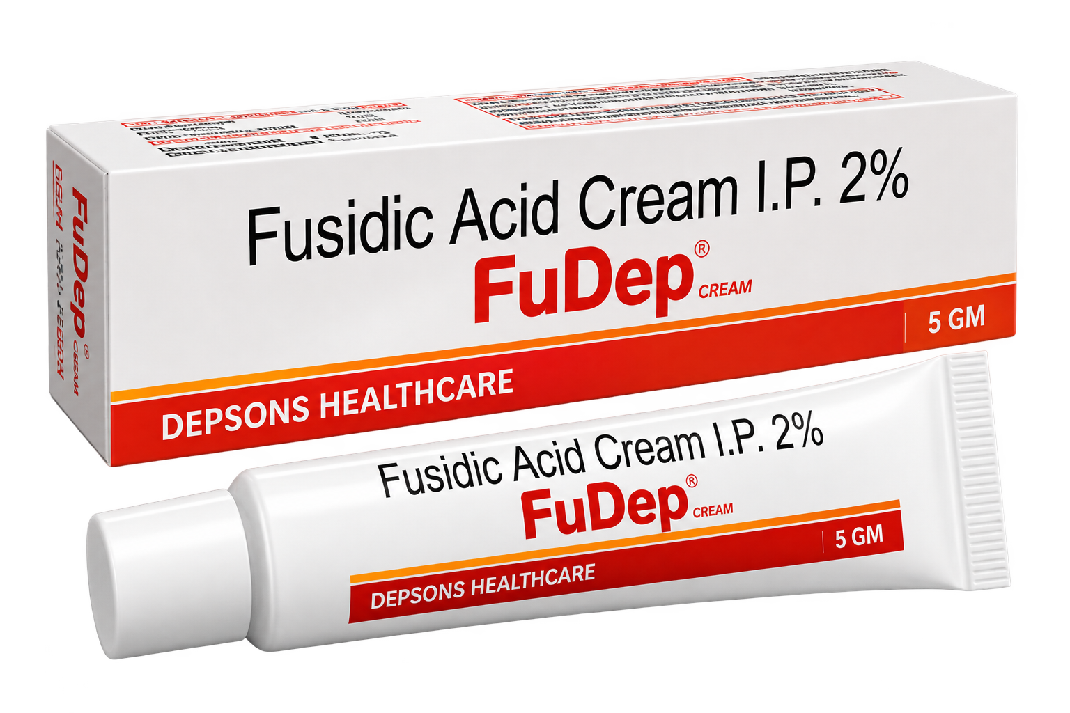 FuDep-B Cream product packaging and tube